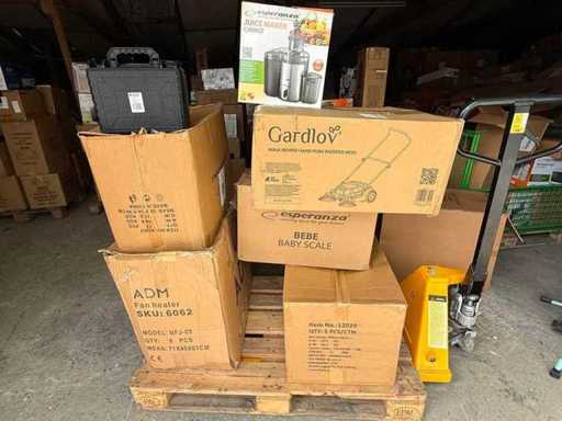 Retourpallet Tuin- & Huishoudtoestellen, Consumentenelektronica & Overstock