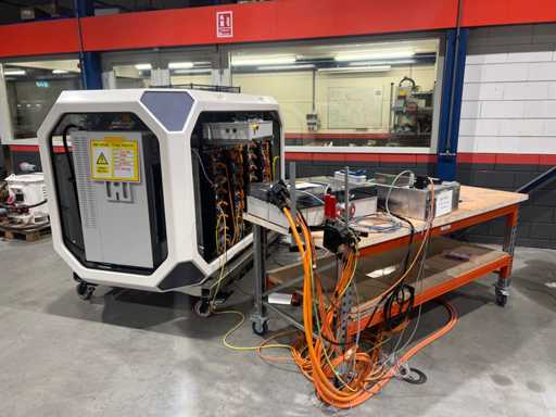 Unidad de prueba de la batería gigante