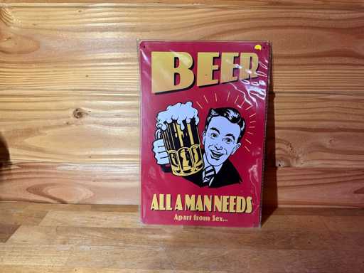 - Beer! - Mancave decoratie
