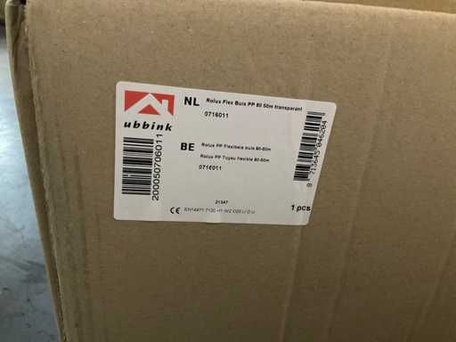 Ubbink Flexibele rookgasafvoer 80 mm (50 m1)