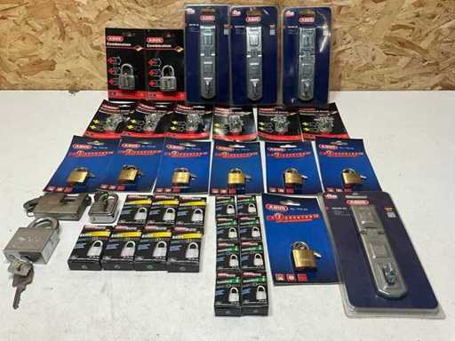Abus Lot various padlocks and locks (37x)
