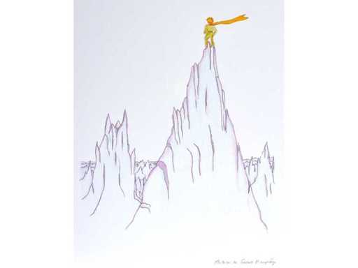 Antoine de Saint Exupéry - Le petit prince - lithographie