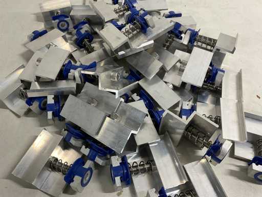 Aluminum End Clamp for Solar Panel Mounting (80x)