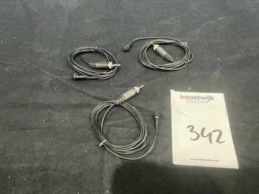 Sennheiser MKE 40 Dasspeld Microfoon (3x)