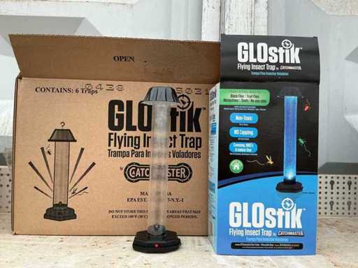 Lampe attrape-insectes Glostik sur batterie (6x)