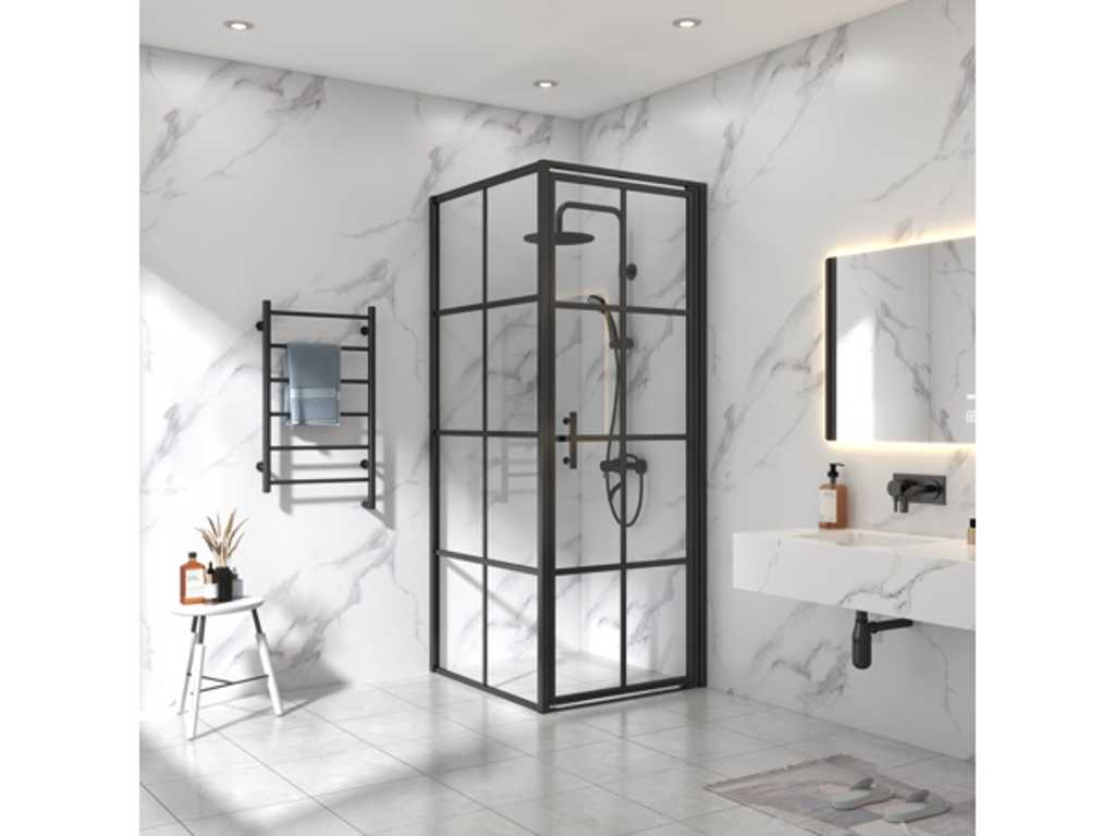 Cabine de douche exclusive avec grilles 90x90x200 cm