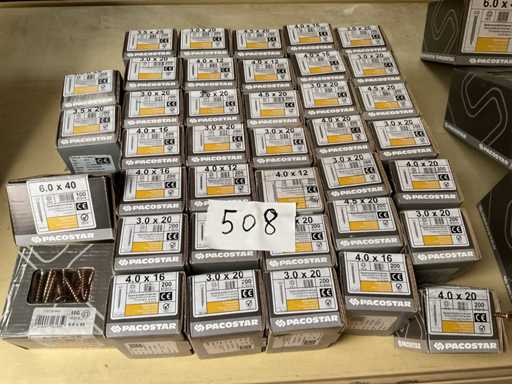 39 dozen houtschroeven