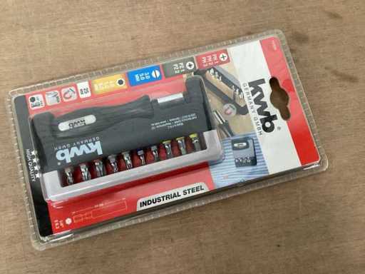 KWB-Bit mit Halter (10x) gesetzt