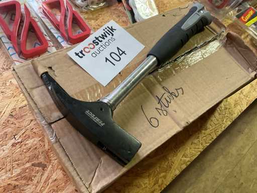 6 hamers met nagel magneet