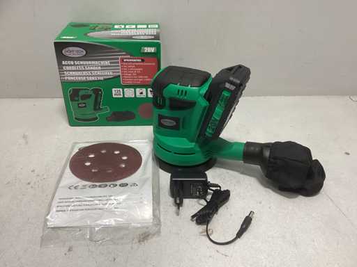 Levigatrice a batteria eccentrica 125mm 20v 2000mAH