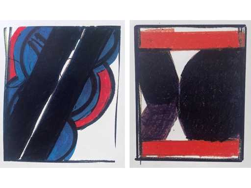 Georg Karl Pfahler - Lot van 2 Prints