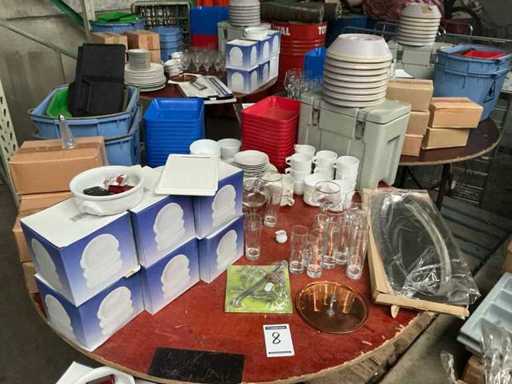 Partij diverse horecabenodigheden