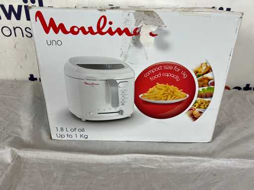 Moulinex Uno AF203110 - Fritteuse - 1,8 L - Cool Touch - Weiß