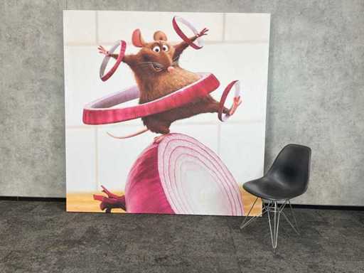 Ratatouille - toile sur toile 200x200