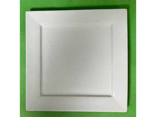 298x white square plates