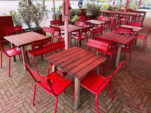 Fermob - Luxembourg - Aluminium terrasstoel (8x)