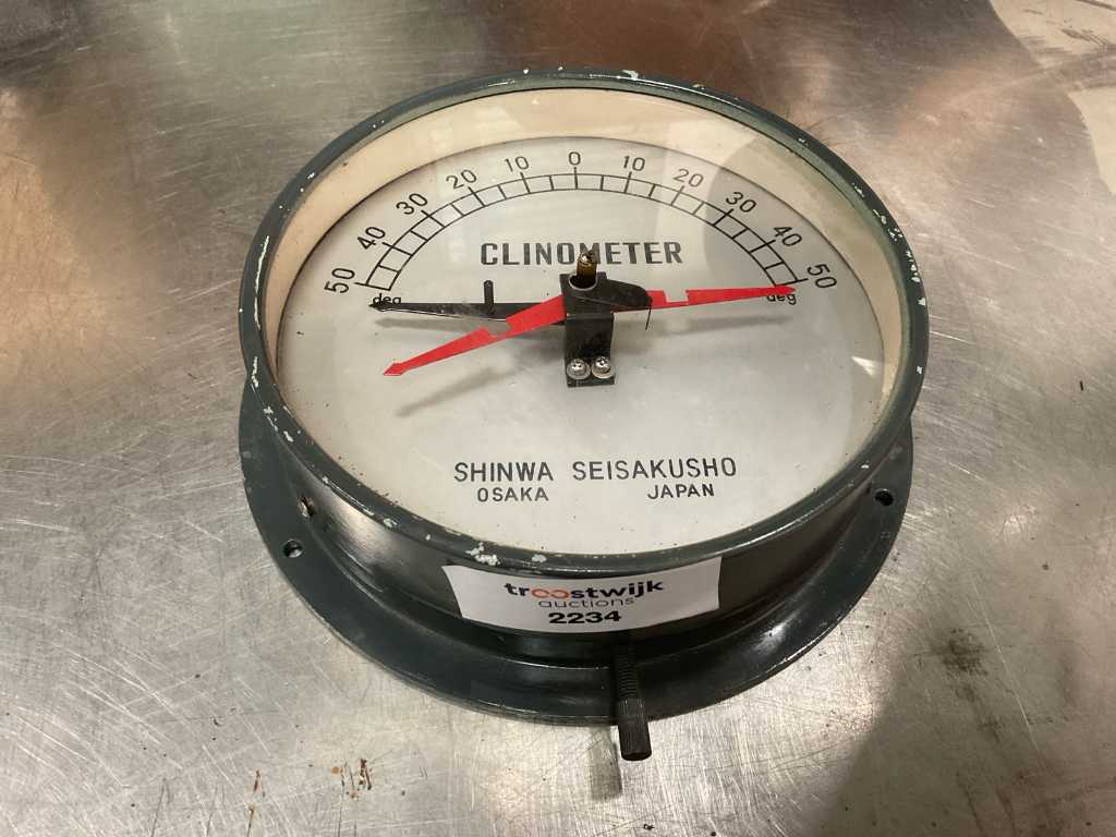 Shinwa Seisakusho Vintage Navy Clinometer