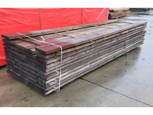 52x deska rusztowańska modrzewia 38 x 195 mm, długość 400 cm 
