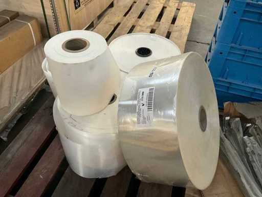 Various rolls of plastic/plastic (5x)