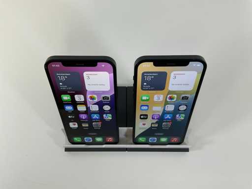 Apple iPhone 12 - 128 GB - Black (2x)