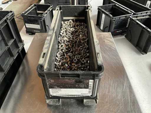 Würth 7,34 kg Flügelmutter M8 im stapelbaren Behälter