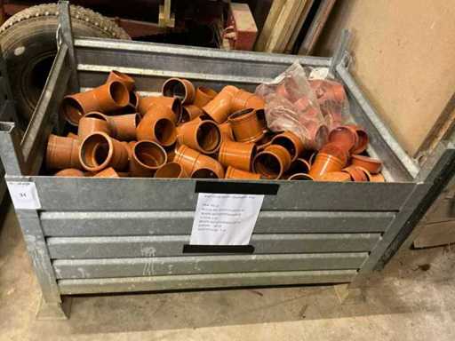 Batch of PVC fittings