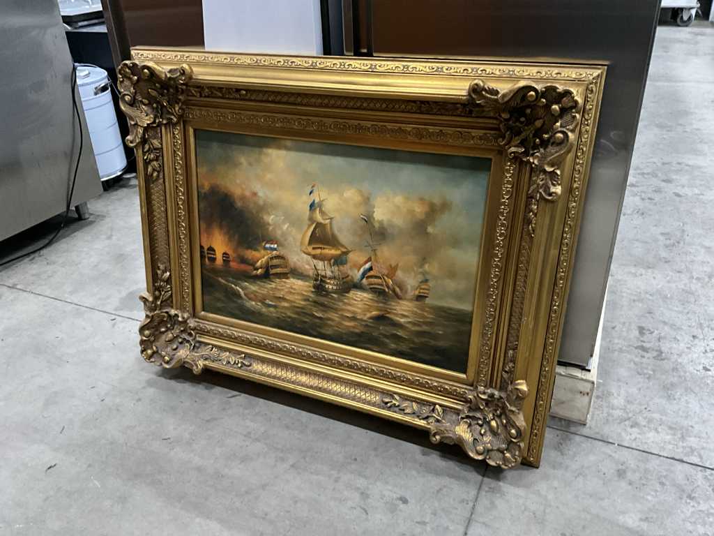 Painting in frame