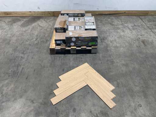 12,2m² Berry Alloc visgraat laminaat Light Nature Type-B