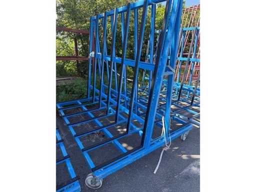 Glazen Transporttrolley - Glas Transport Trolley Raamframe Castors Glas Transport Transport Trolley Transport Trolley Trolley