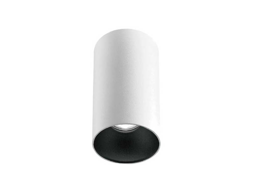 GU10 Surface mounted spotlight Fixture cylinder sand white and black (10x)