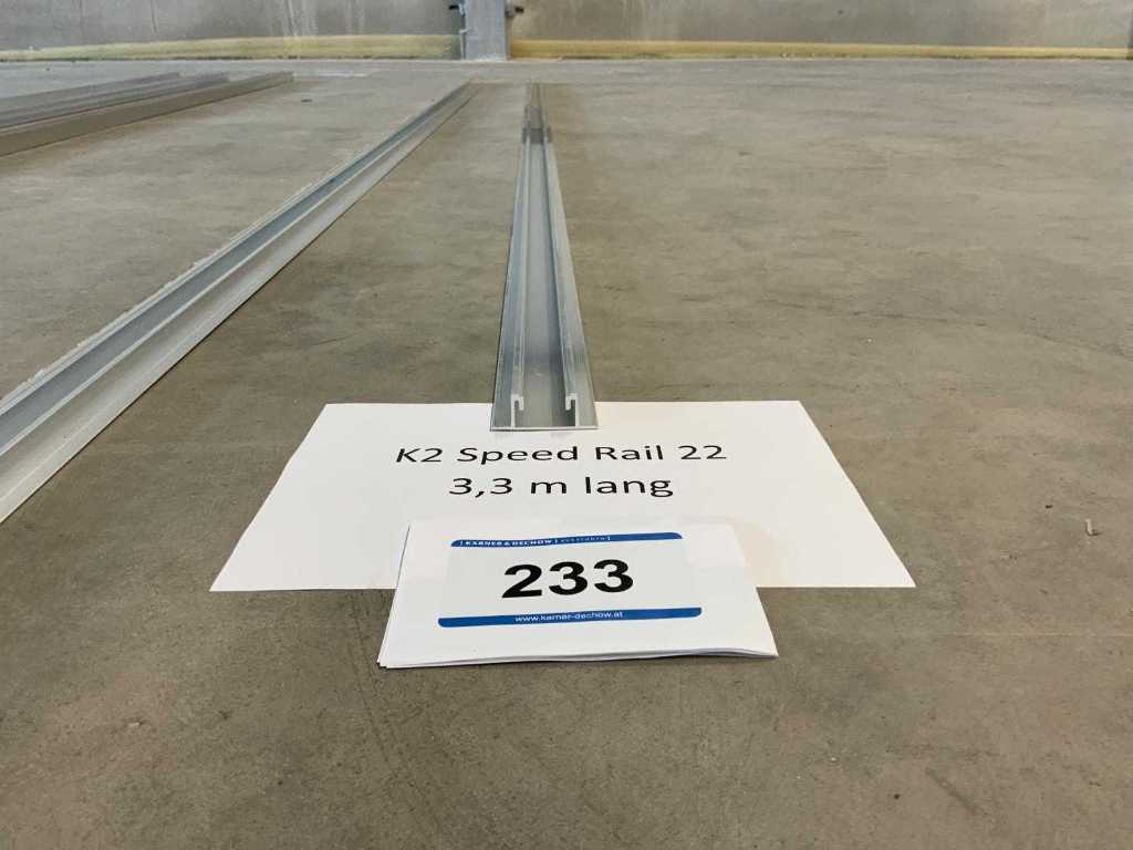 K2 Speed Rail 22 - 3,3 m Lang - 20 Stück