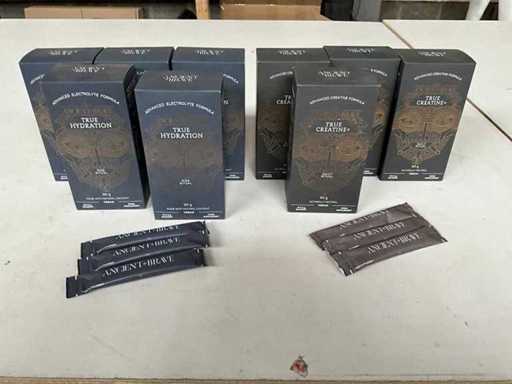 Ancient + Brave Mix lot True Hydration & True Creatine+ 15x 6 gram bags (9x)