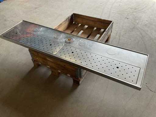 Foaie de picurare din oțel inoxidabil de 200x50cm