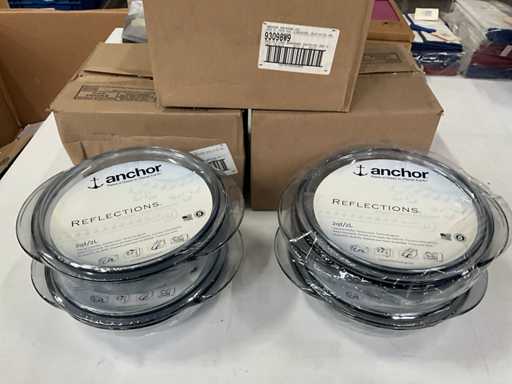 Anchor Hocking Oven dish with lid 2 liters (10x)