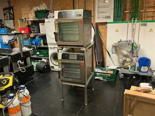 Convotherm OES 6.06 Mini Combisteamer met onderstel en waterbehandelingssysteem (2x)