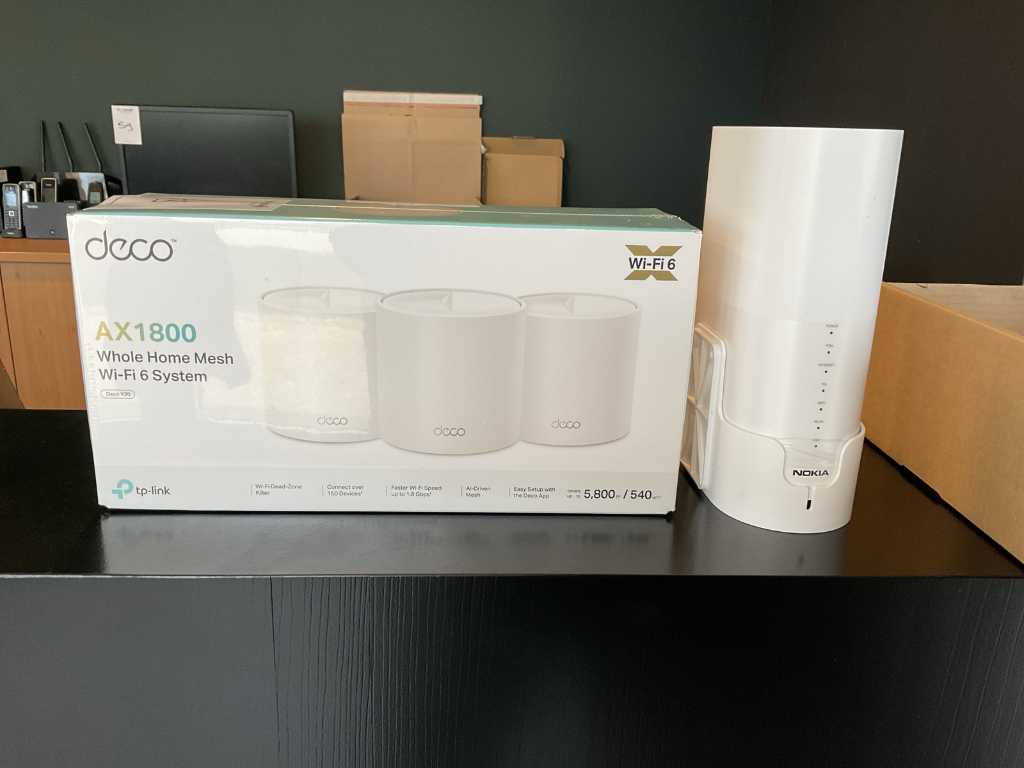 Set of 3x Deco AX1800 Mesh router, Wi-Fi 6