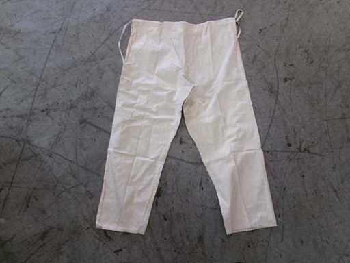 Spodnie judo, beżowe, jak nowe (R13) (35x)