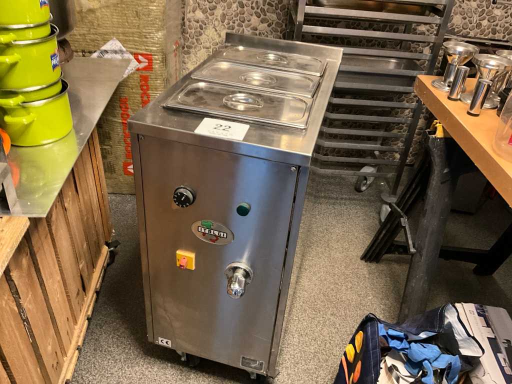 Verrijdbare Au-bain-marie ITALGI BM760