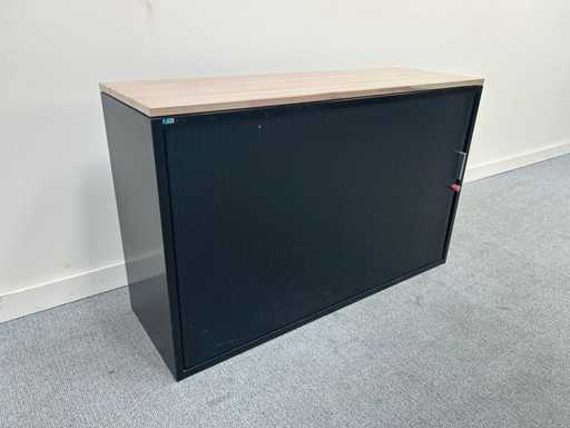 LISTA - armoire basse à portes coulissantes - Classeurs (2x)