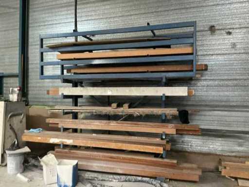 Profile steel cantilever rack