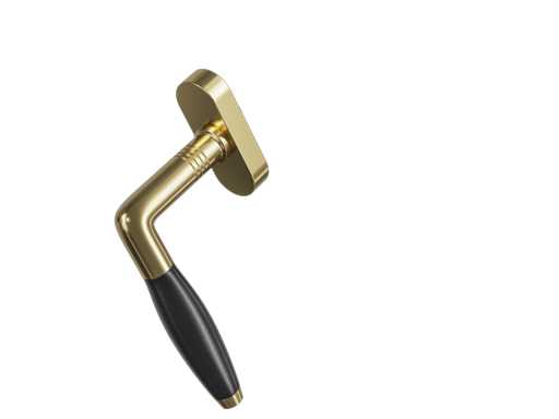 Jaren 30 Kiep / Kantelraam - Messing