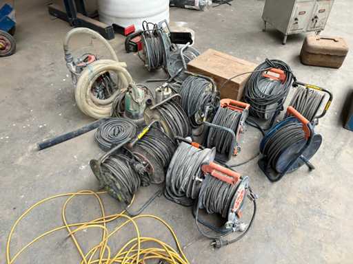 Charge von Rollen und Ausrüstung