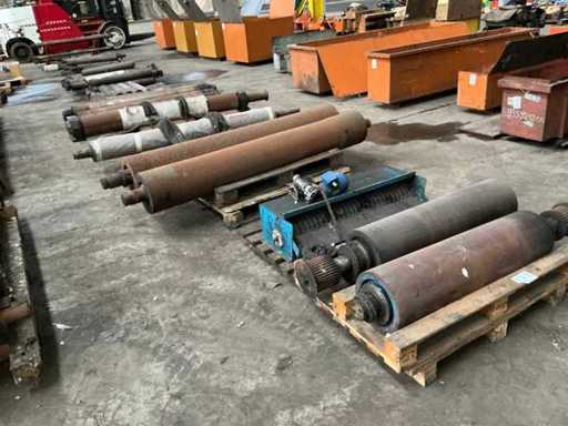 Batch of various steel coils