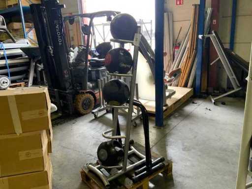 diversen medicine ball 4x Krachtstation