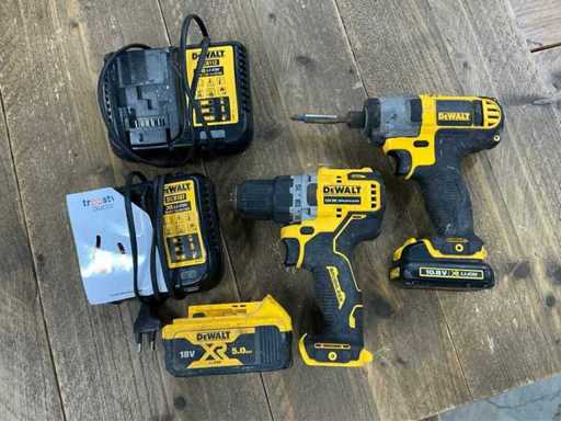 Narzędzie bezprzewodowe DeWalt (2x)