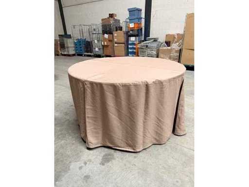 Tafelhoes beige rond 1,50m (4x)