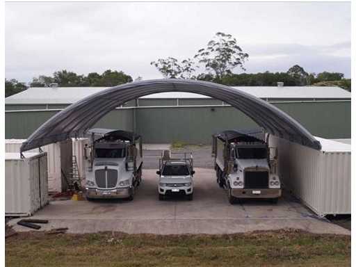 Greenland - 2024 - 12 x 10 x 3.60 meters - container canopy 12x10x3.6 meters