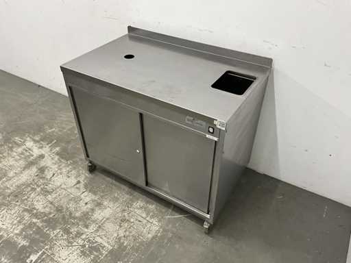 Diamant - MC-03 BRET/MRX - Armoire mobile en acier inoxydable pour pancakes