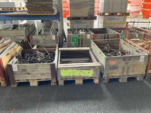 Des poteaux à 3 pieds jusqu’aux lattes de table