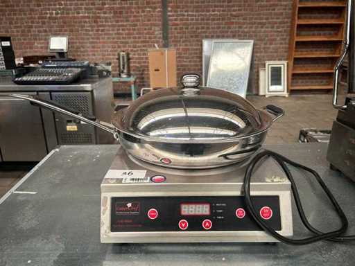 CaterChef – Professioneller Induktionsherd 3100W mit Wokpfanne und Deckel